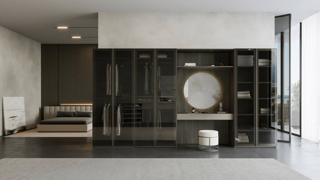 custom bedroom closet vanity lazzoni canada